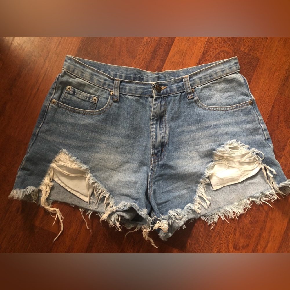 Ladies jean shorts cut-offs by pplayclothing